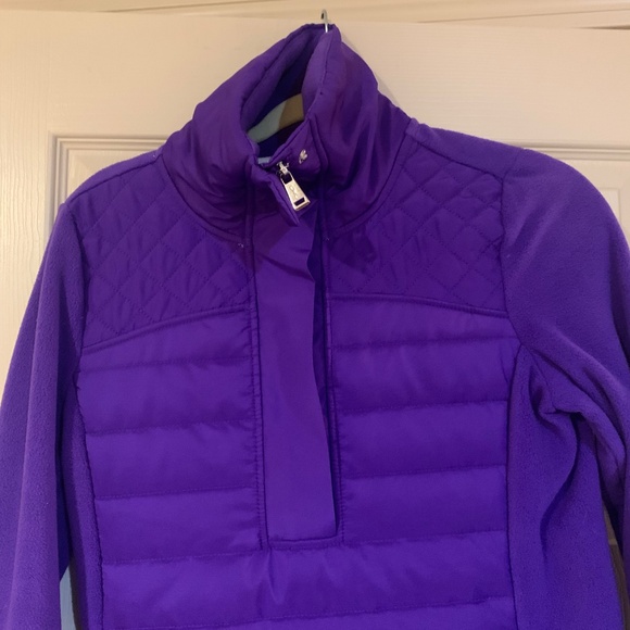 Lauren Active Ralph Lauren Purple Fleece Pullover sz S - Picture 3 of 6